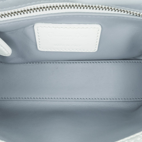 Pre-Loved Dior Mini Patent Microcannage Lady Dior - Picture 4 of 10